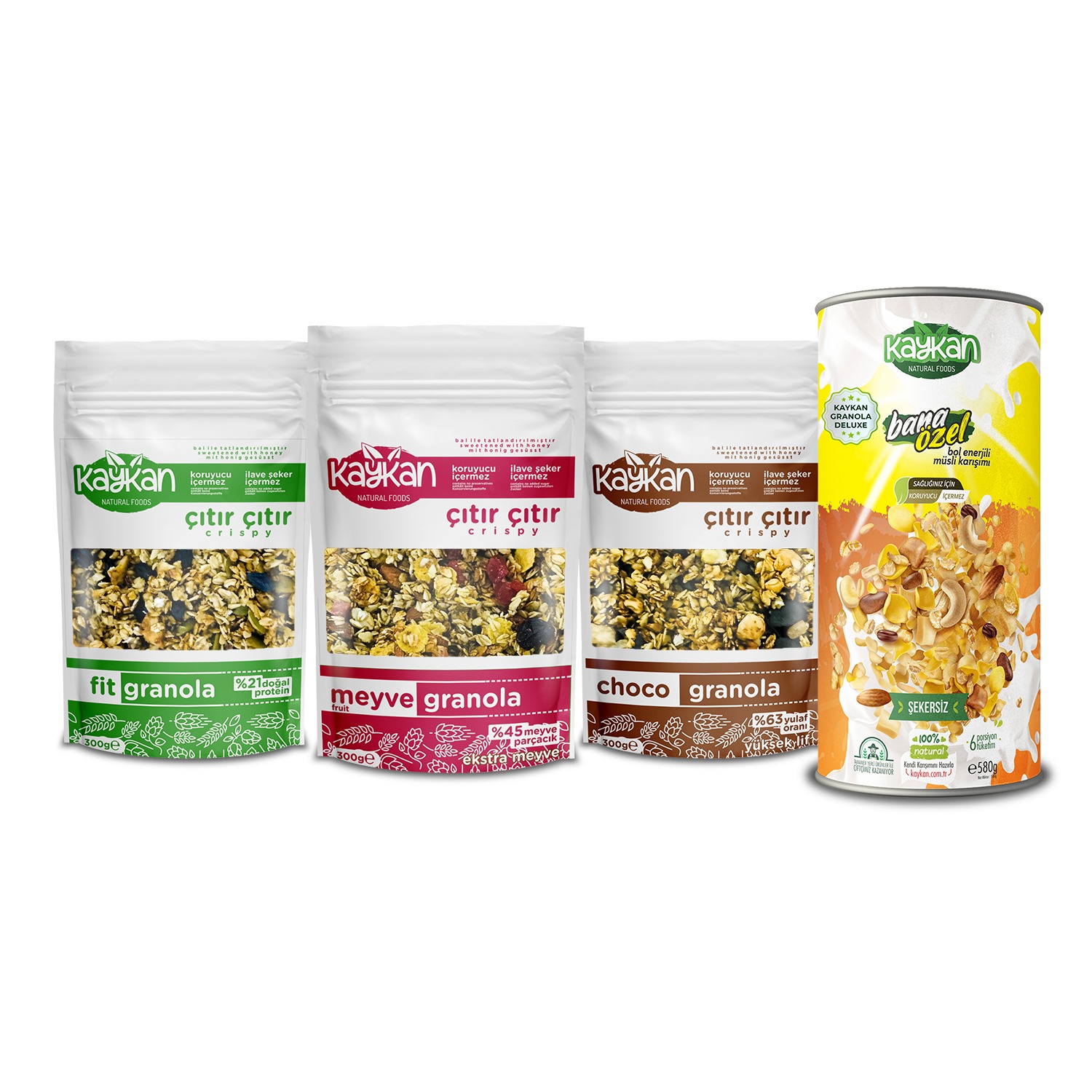 Super Advantageous 4-Piece Granola Packs