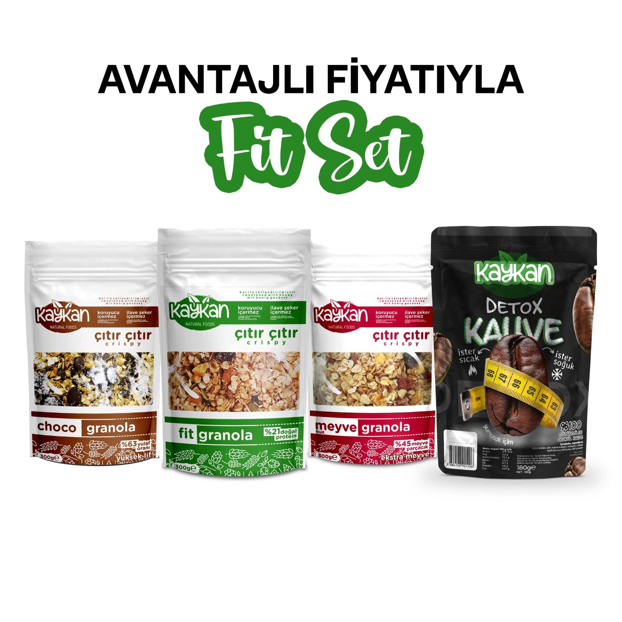GRANOLA (TRIPLE) + KAYKAN DETOX KAFFEE