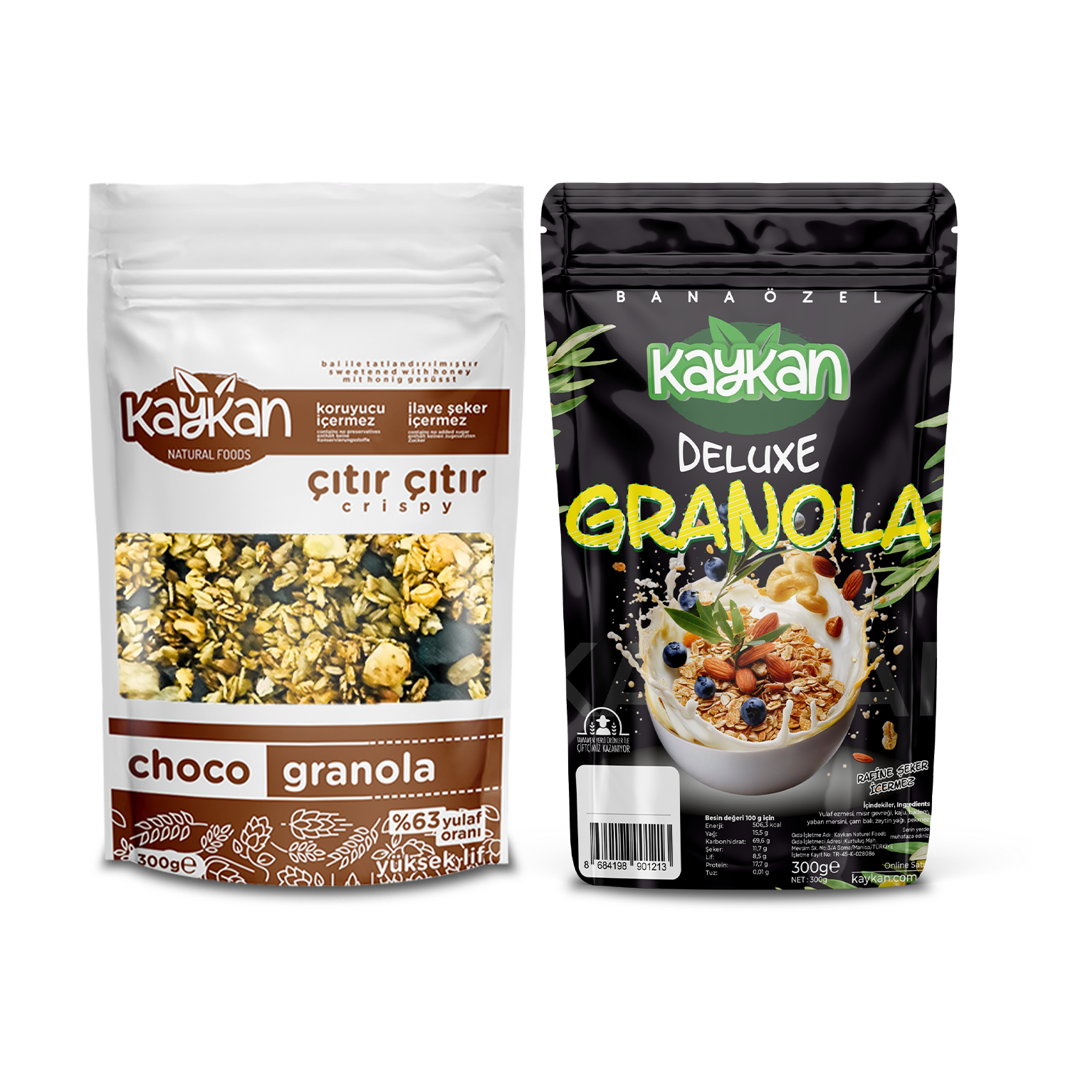 Granola Delux & Granola Choco