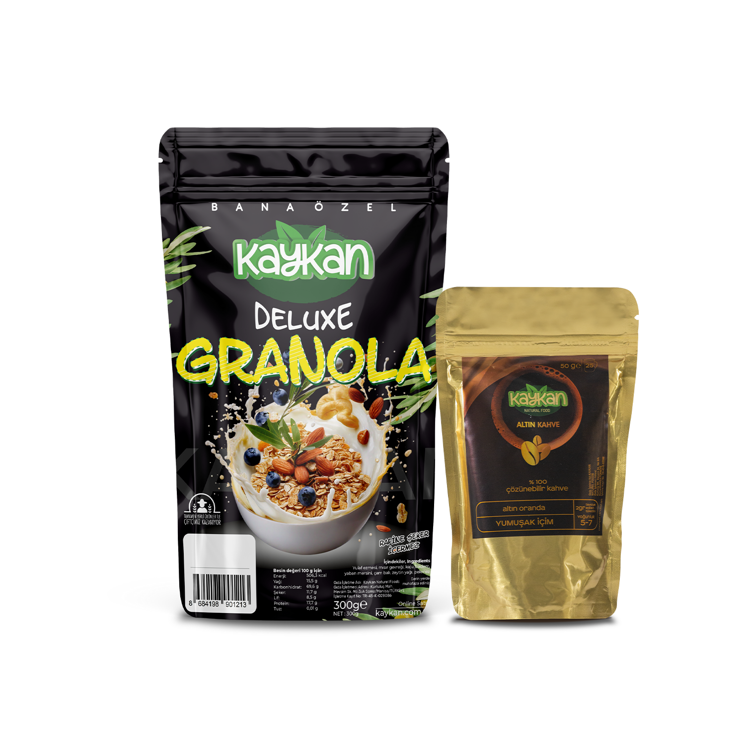 Granola Delux & Kaykan Altın Kahve